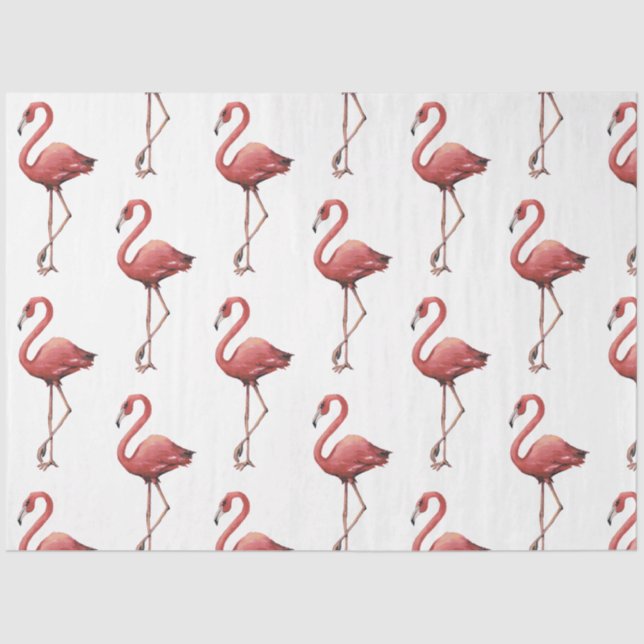 Papel De Seda Flamingo Tropical Vibes Series Design 2 (Frente )