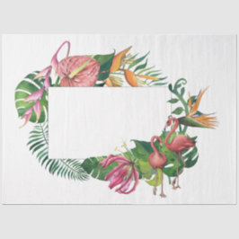 Papel De Seda Flamingo Tropical Vibes Series Design 8