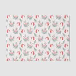 Papel De Seda Flamingos & Beach Balls (Série Design 65 rosa)