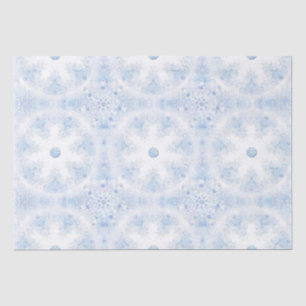 Papel De Seda Floco de neve azul-gelo