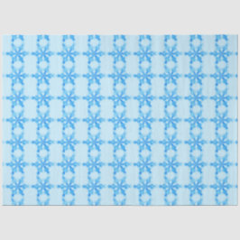 Papel De Seda Floco de neve azul-inverno