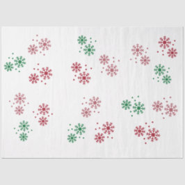 Papel De Seda Floco de neve de Natal