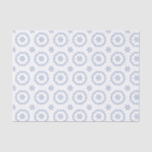 Papel De Seda Floco de Neve do Designer Azul de Aquarela