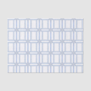 Papel De Seda Floco de Neve do Designer Azul de Aquarela