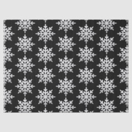 Papel De Seda Floco de Neve Silver Glitter