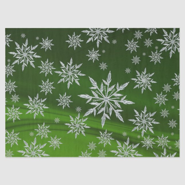 Papel De Seda Flocos de neve (Frente )