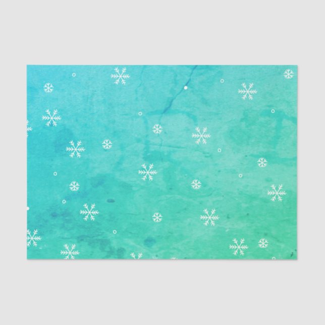 Papel De Seda Flocos de neve (Frente )