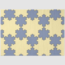 Papel De Seda Flocos de neve Koch Tesselados (Padrão Fratural)