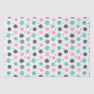 Papel De Seda Flocos de neve retrô