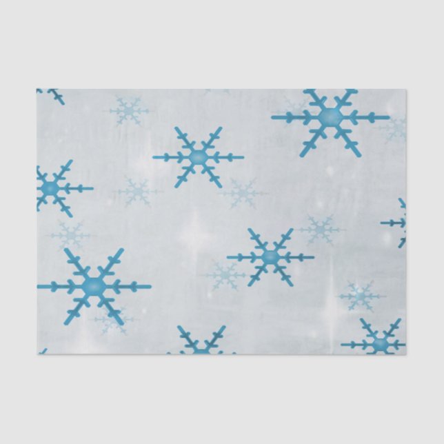 Papel De Seda Flocos de neveBling Natal (Frente )