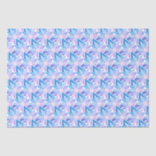 Papel De Seda Flor Azul Roxo bonito
