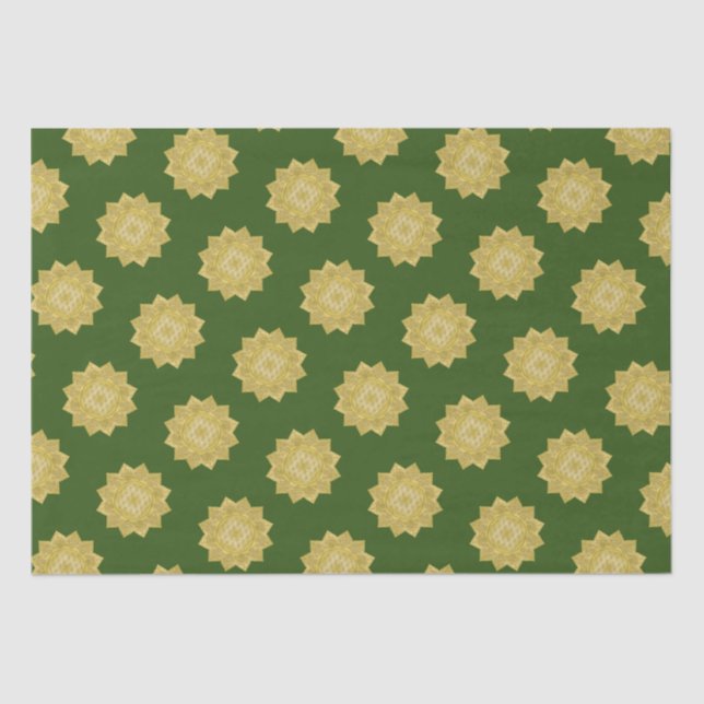 Papel De Seda Flor Da Vida - Índia Mandala 4 (Frente )