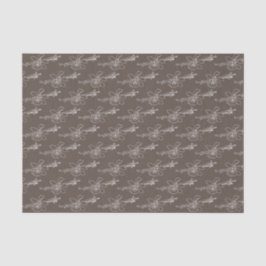 Papel De Seda Flor de baunilha e feijão branco de desenho