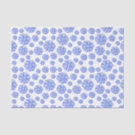 Papel De Seda Flor de Chicória Azul