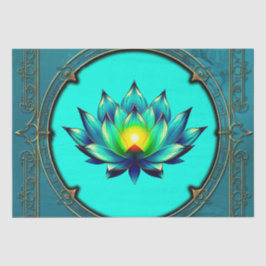 Papel De Seda Flor de Elegância, Lotus Místico.