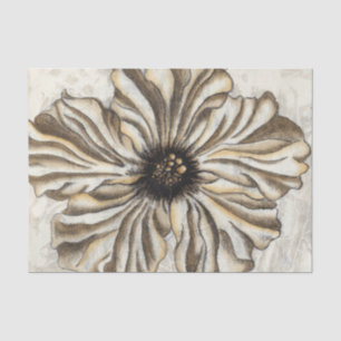 Papel De Seda Flor Fresco no Fundo do Tan
