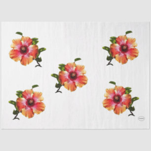 Papel De Seda Flor HAMbyWG Hibiscus -