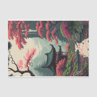 Papel De Seda Flor Japonês em Park