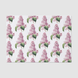 Papel De Seda Flor Lilático Púrpura da Vintage