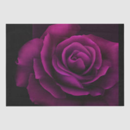 Papel De Seda Flor Rosa vermelha Roxo-Gótica