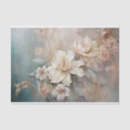 Papel De Seda Florais Elegantes e Lindos Decoupage Delicados e M