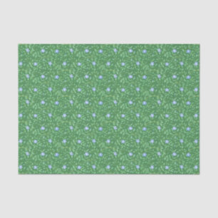 Papel De Seda Floral azul-escuro ao estilo country
