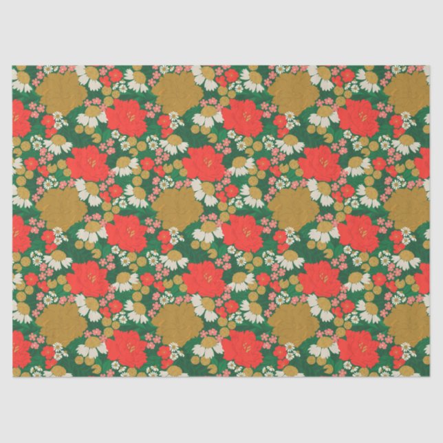 Papel De Seda Floral Bouquet (Frente )