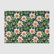 Floral Branco Moderno