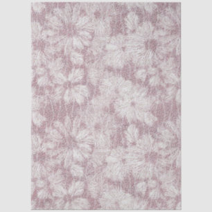 Papel De Seda Floral Daisy Velvety Rosa Poeirento