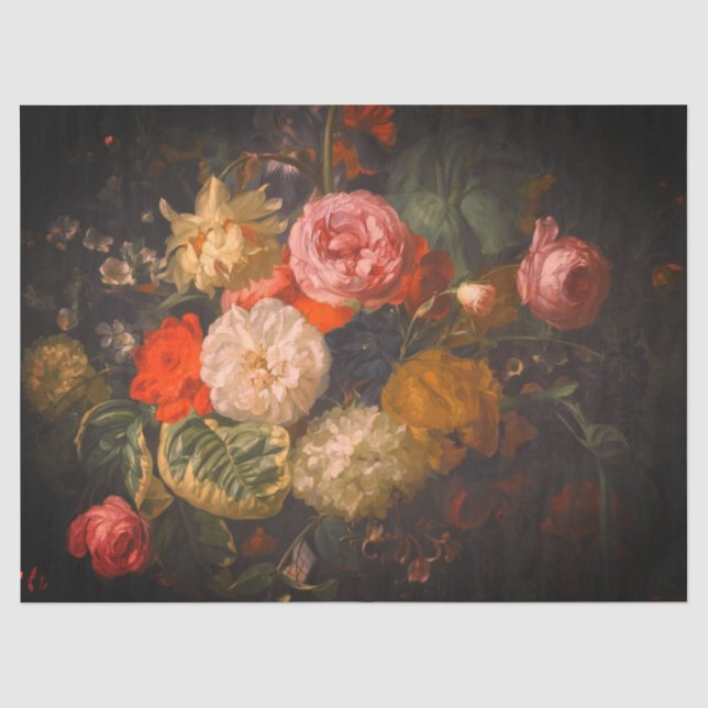 Papel De Seda Floral de Belas Artes (Frente )