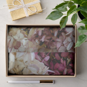 Papel de Seda Floral de Hortênsia para Fotos