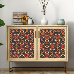 Papel De Seda Floral Folk Art Motifs Patterno Decoupage Scrapboo