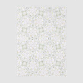 Papel De Seda Floral Geométrico Neutro Suave