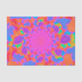 Papel De Seda Floral Girassóis Cor-de-rosa Abstrato