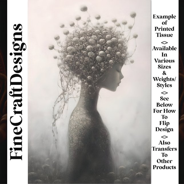 Papel De Seda Floral Girl V3 do Whimsof Fantasy (Criador carregado)