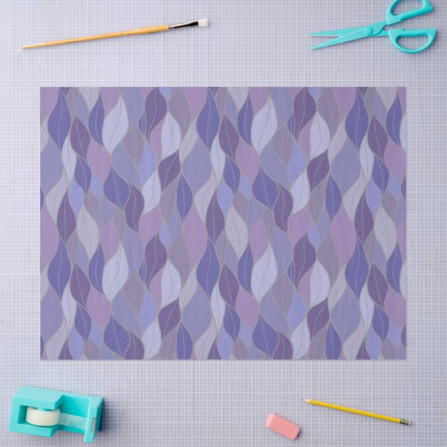 Papel de Seda Floral Lavanda (Arte )