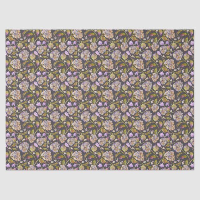Papel De Seda Floral Leaf Boho (Frente )