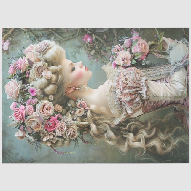 Papel De Seda Floral Maiden (Frente )