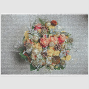 Papel De Seda Floral Moderno Elegante