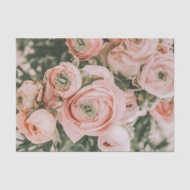 Papel de seda : floral : peônias