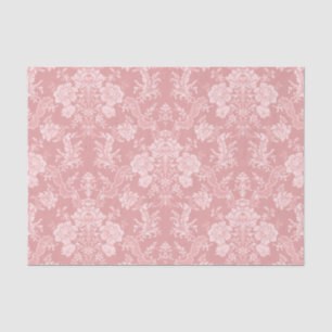 Papel De Seda Floral Romântico-Imagem-Pastel-Rosa