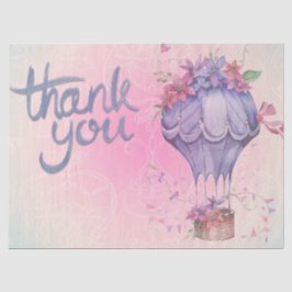 Papel De Seda floral rosa e roxo