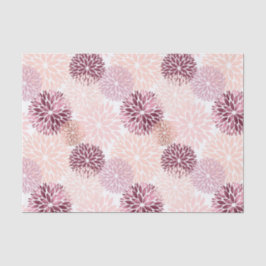Papel De Seda Floral Rosa na moda