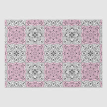 Floreio de Padrão Rococó Rosa