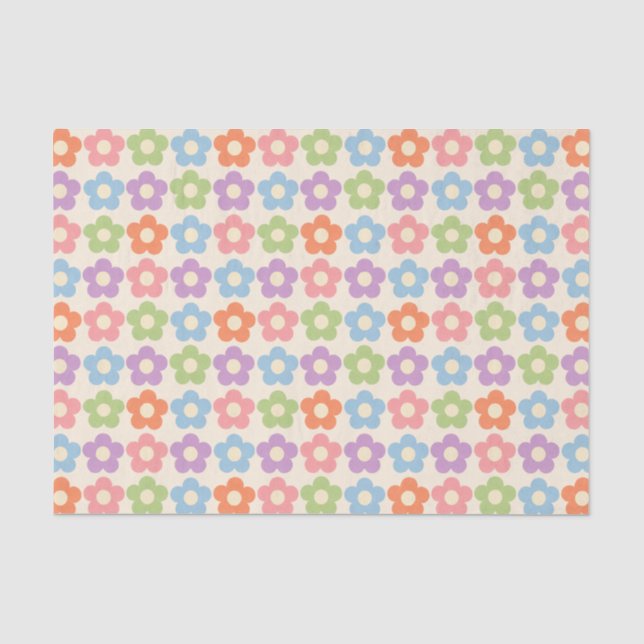 Papel De Seda Flores (Frente )