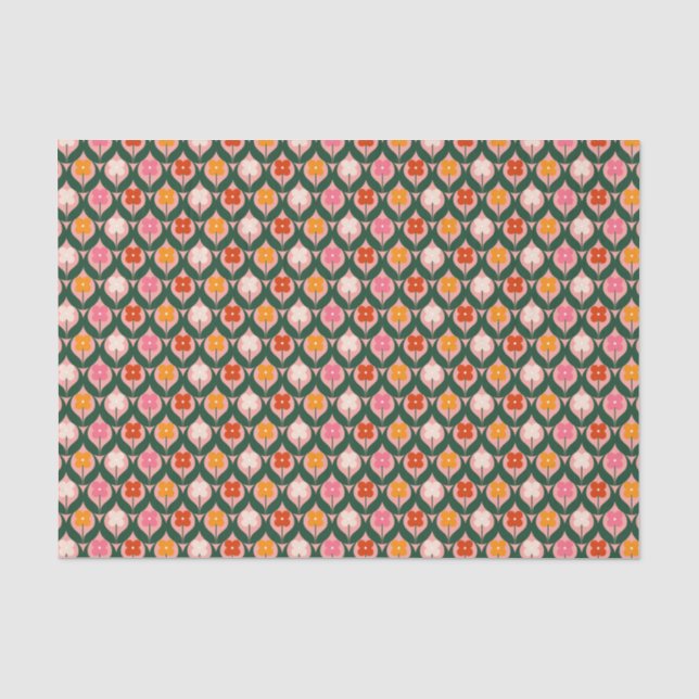 Papel De Seda Flores (Frente )