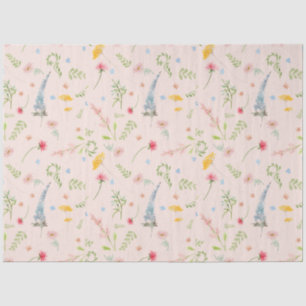 Papel De Seda Flores Amarelas Cor-de-Rosa Cor-de-Rosa, Dissociaç