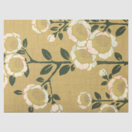 Papel De Seda Flores Anêmonas Brancas