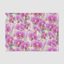Papel De Seda Flores da orquídea
