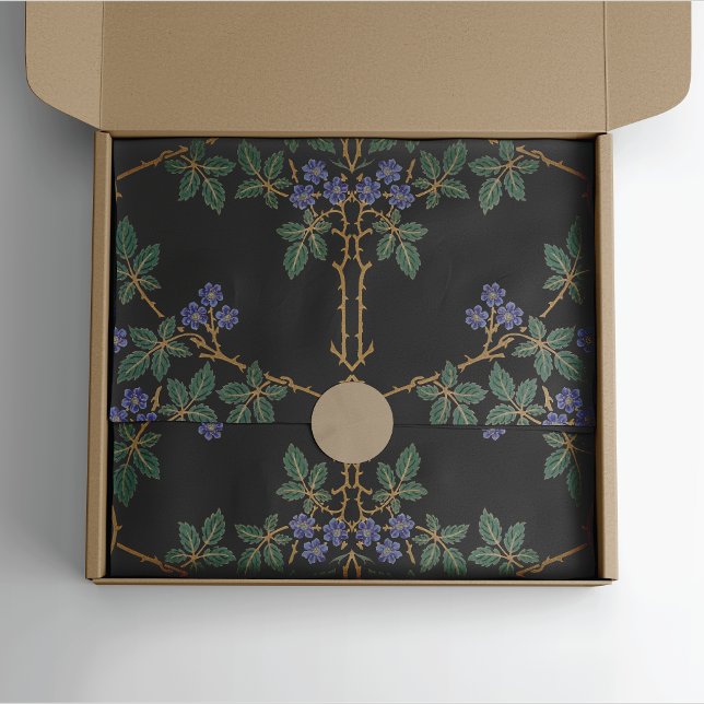 Papel De Seda Flores de Blackberry Fruta Vine William Morris (Criador carregado)